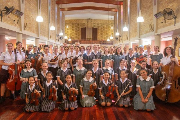 Jugendorchester und Chor des Santa Sabina College. Foto: Santa Sabina College.