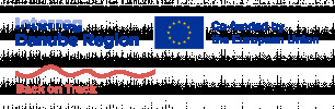 Logo Interreg Danube Regio, EU und Back on Track