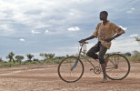 Burkina Faso: Radfahrer.