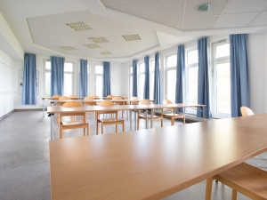 lecture room of the ÖJAB-Haus Donaufeld.